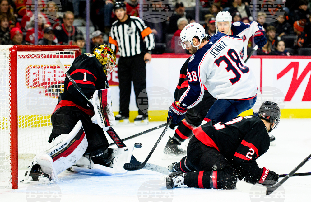 Blue Jackets Senators Hockey