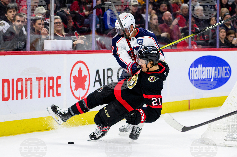 Blue Jackets Senators Hockey