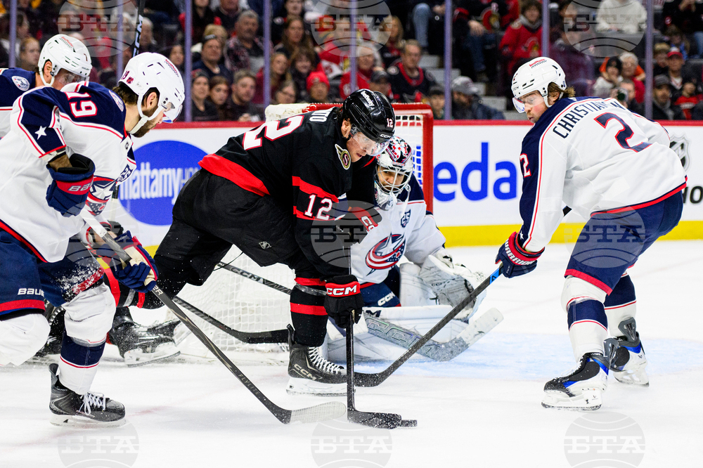Blue Jackets Senators Hockey