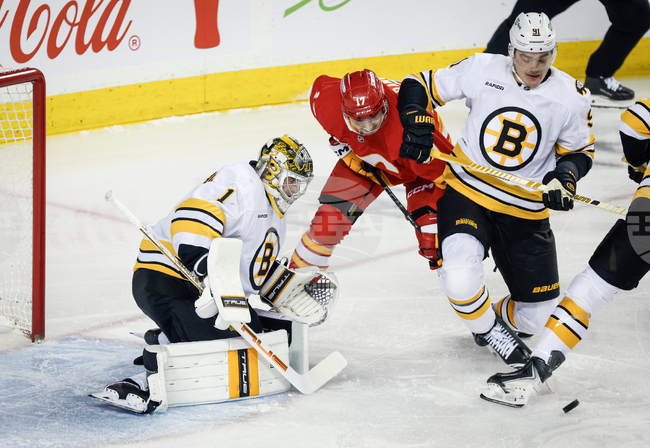 Bruins Flames Hockey