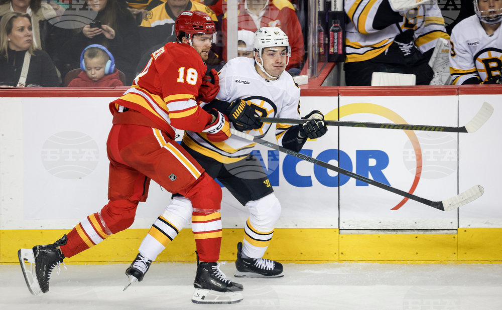 Bruins Flames Hockey