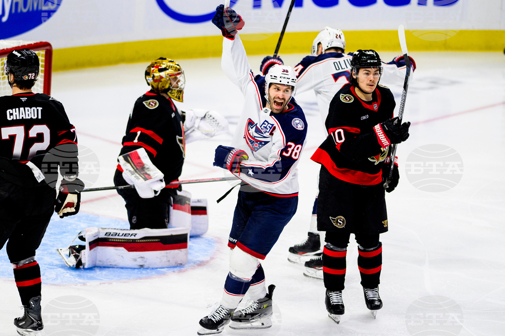 Blue Jackets Senators Hockey