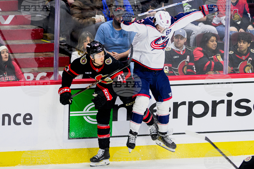 Blue Jackets Senators Hockey
