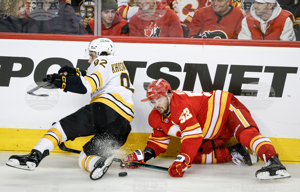 Bruins Flames Hockey