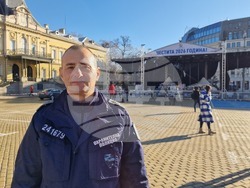 Подготовка за новогодишния концерт на площад „Батенберг“ в София, снимки – Даниел Димитров/БТА