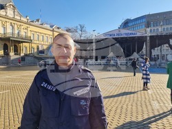 Подготовка за новогодишния концерт на площад „Батенберг“ в София, снимки – Даниел Димитров/БТА