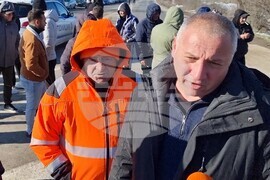 Враца - главен път Е 79 - протест