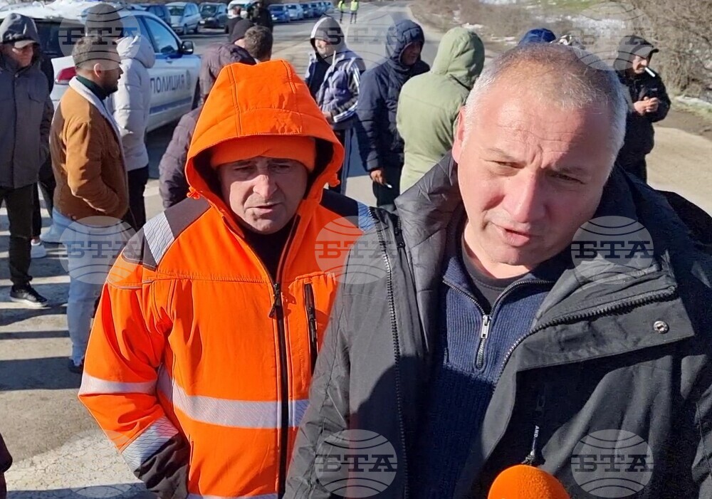 Враца - главен път Е 79 - протест