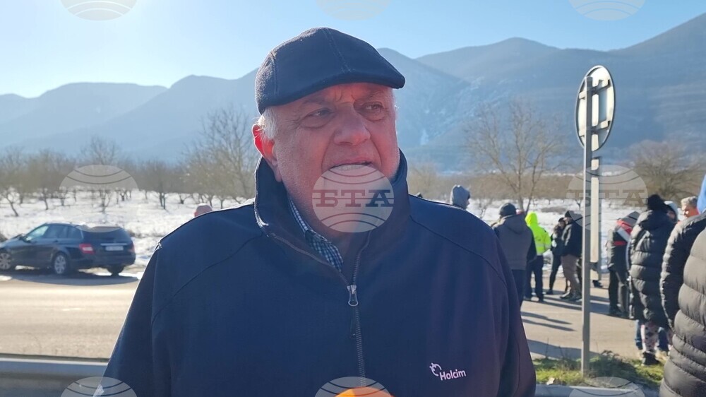 Враца - главен път Е 79 - протест