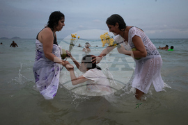 APTOPIX Brazil Yemanja New Year