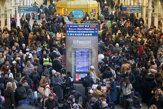 APTOPIX Britain France Channel Tunnel