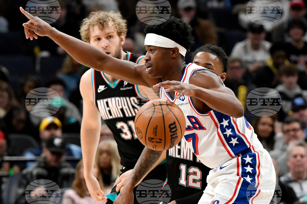 76ers Grizzlies Basketball