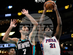 76ers Grizzlies Basketball