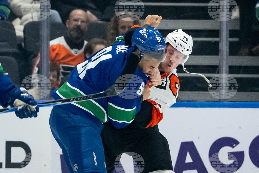 Flyers Canucks Hockey