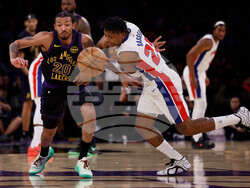 Pistons Lakers Basketball