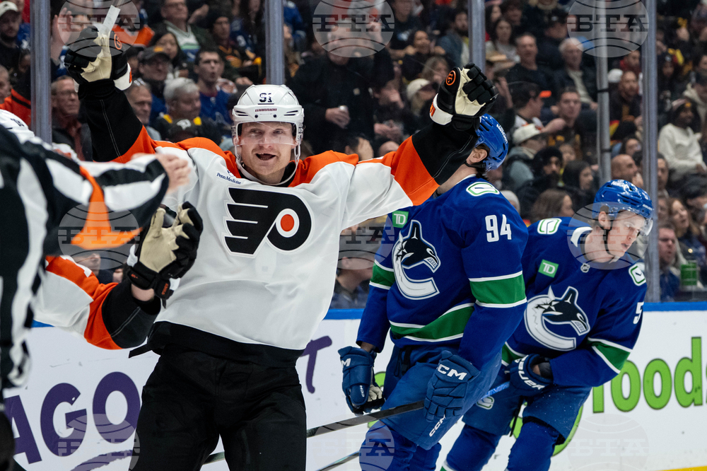 Flyers Canucks Hockey