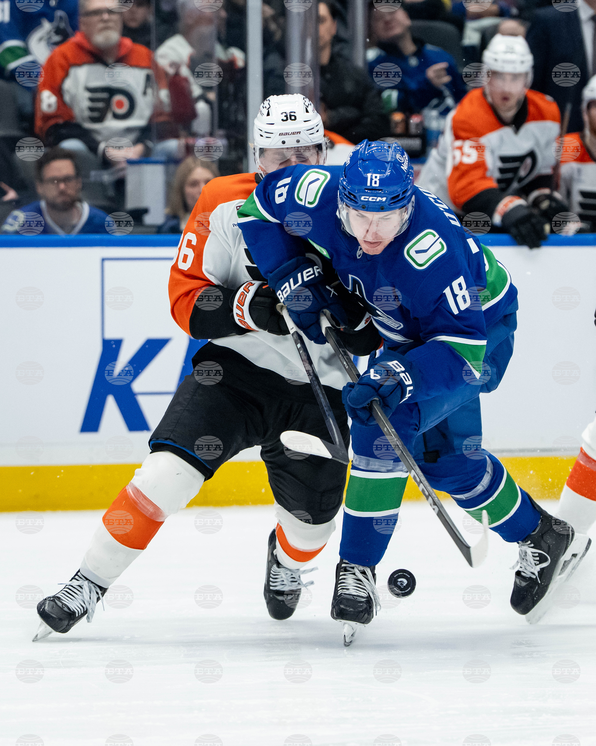 Flyers Canucks Hockey