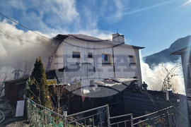 Смолян - пожар