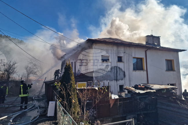 Смолян - пожар