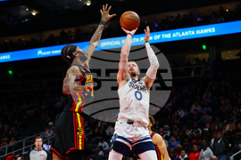 Timberwolves Hawks Basketball