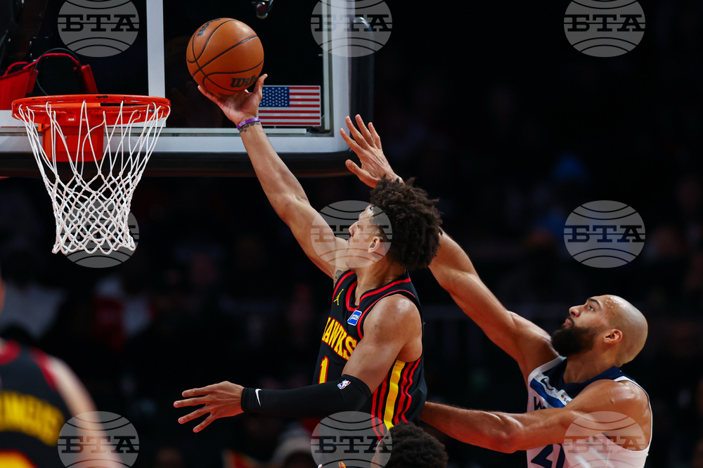 Timberwolves Hawks Basketball