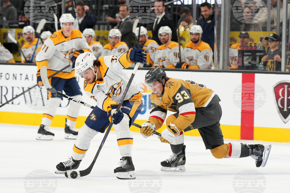 Predators Golden Knights Hockey