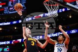 Timberwolves Hawks Basketball