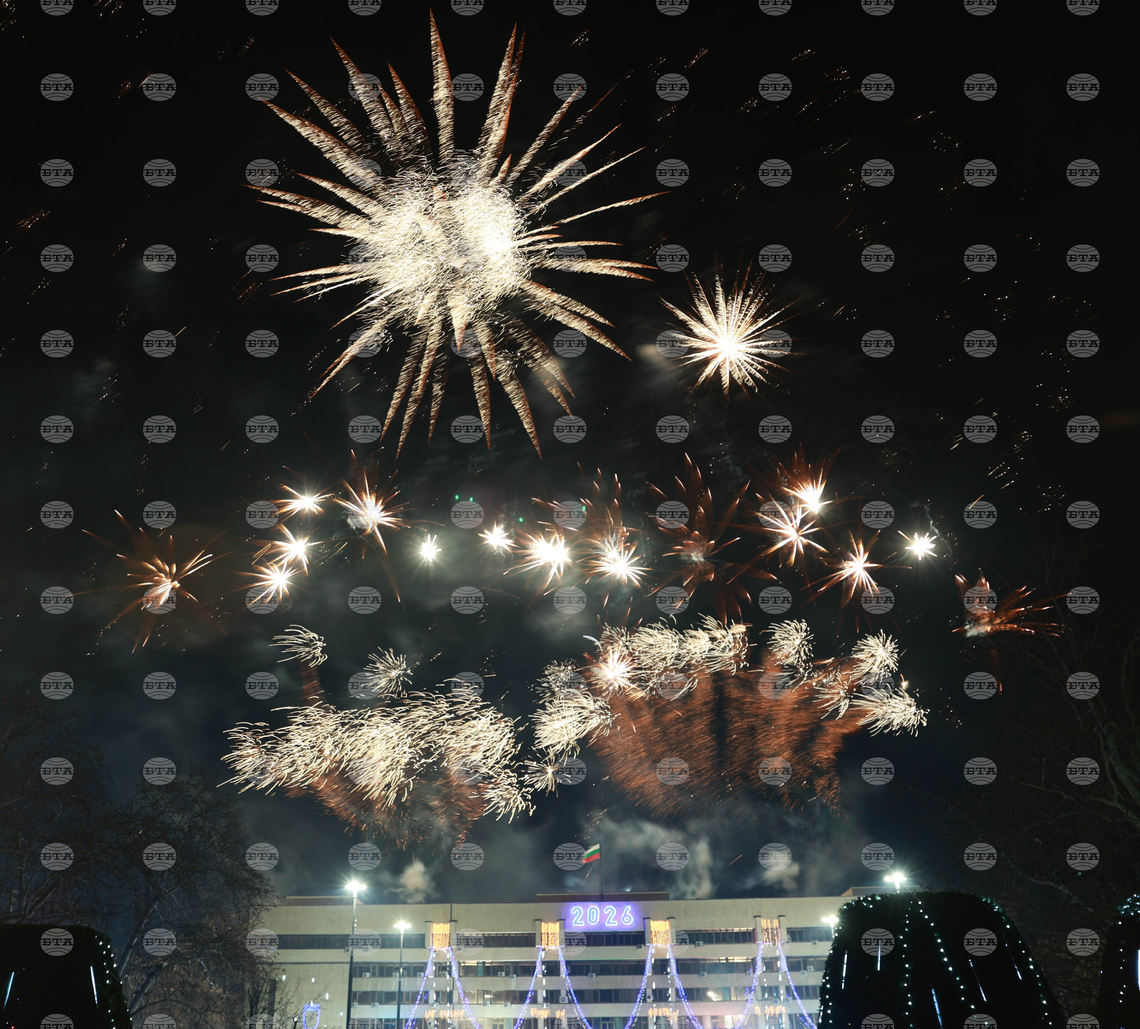 Русе - Нова година - посрещане