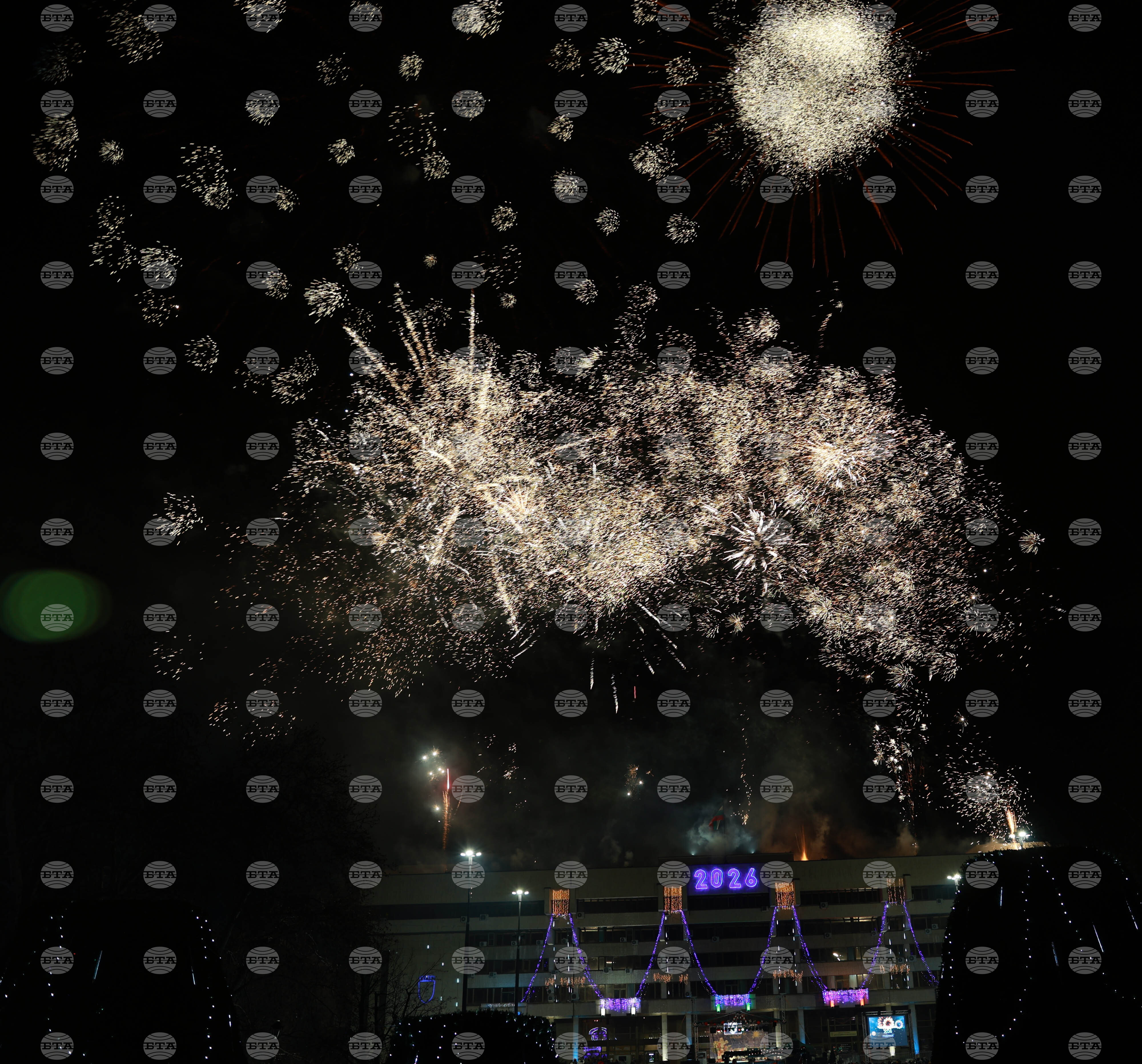 Русе - Нова година - посрещане