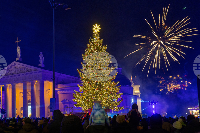 APTOPIX New Year's Eve Lithuania