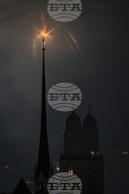 APTOPIX New Year Switzerland