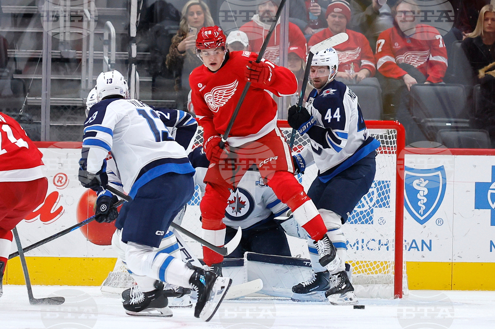 Jets Red Wings Hockey