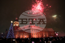 APTOPIX New Year's Eve Warsaw