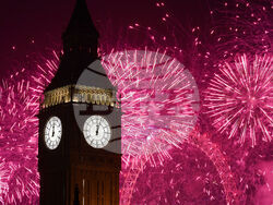 APTOPIX New Year's Eve London