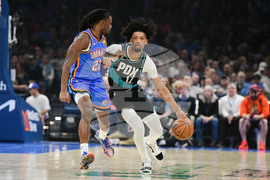 Trail Blazers Thunder Basketball