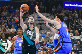 Trail Blazers Thunder Basketball