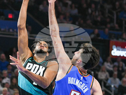 Trail Blazers Thunder Basketball