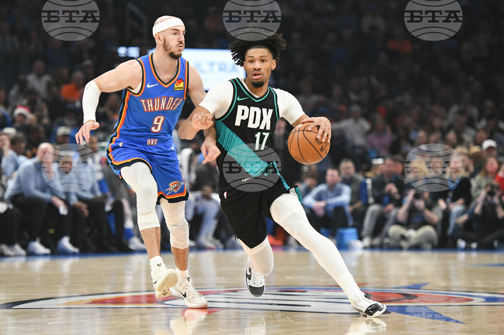 Trail Blazers Thunder Basketball