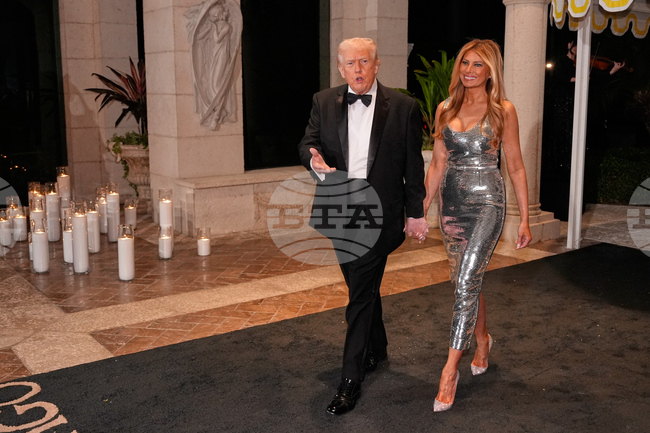 АФП: Израелският премиер бе сред гостите на новогодишното тържество в имението на Тръмп във Флорида, показва видео