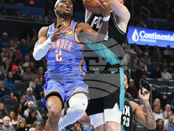 Trail Blazers Thunder Basketball