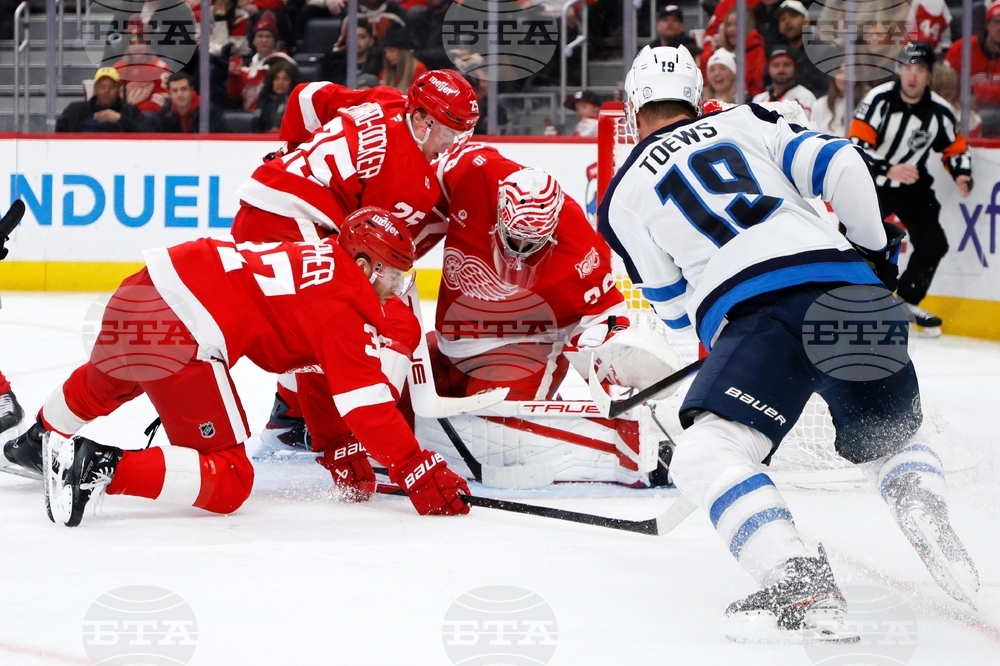 Jets Red Wings Hockey