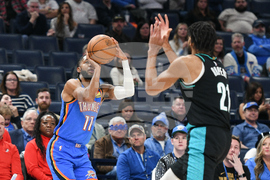 Trail Blazers Thunder Basketball