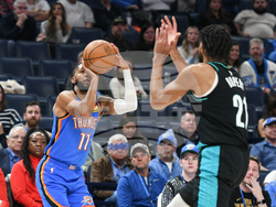 Trail Blazers Thunder Basketball