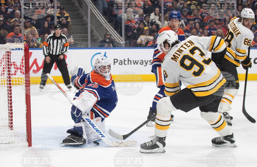 Bruins Oilers Hockey