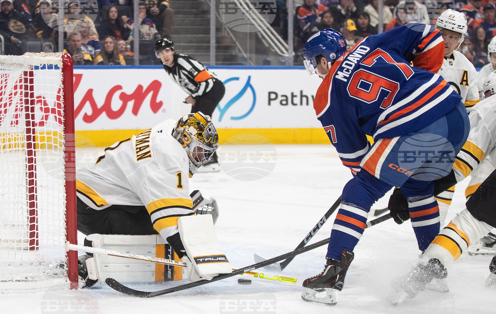 Bruins Oilers Hockey