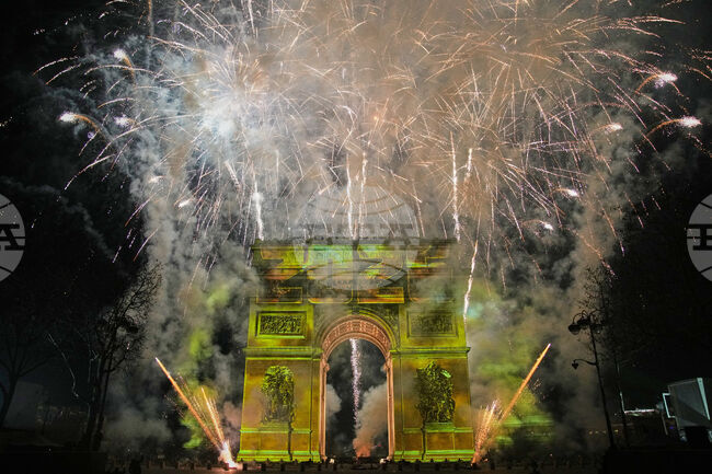 APTOPIX New Year's Eve France