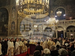 Патриарх Данийл отслужи тържествена литургия и молебен за новата 2026 година, снимки – Даниел Димитров/БТА