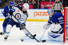 Jets Maple Leafs Hockey