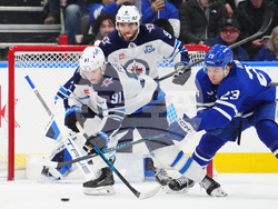 Jets Maple Leafs Hockey