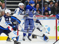 Jets Maple Leafs Hockey